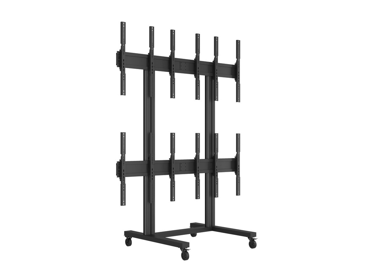 Multibrackets 7350073731824 M Public Video Wall Stand Portrait 6-Screens 40-55'' Black