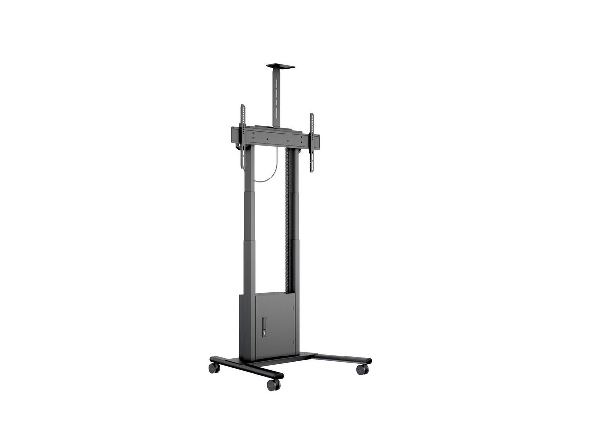 Multibrackets 7350073736775 M Motorized Floorstand Incl cabinet & camerashelf 120kg Black