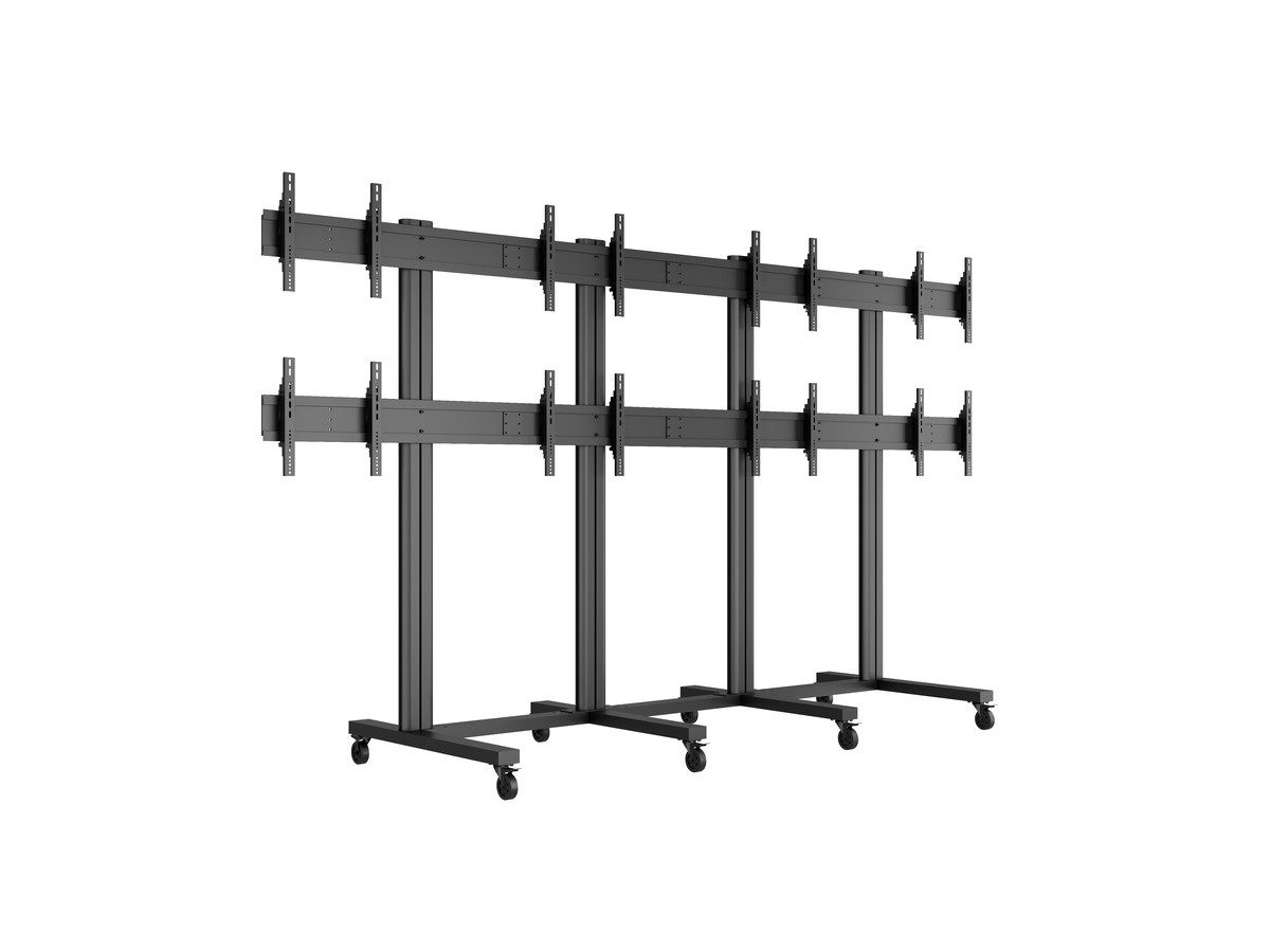 Multibrackets 7350073731794 M Public Video Wall Stand 8-Screens 40-55'' Black