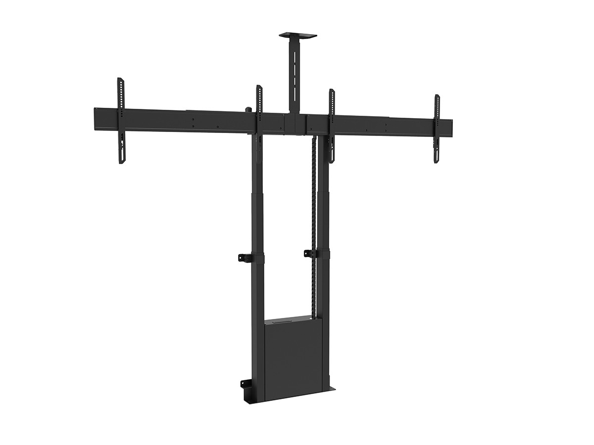 Multibrackets 7350073738991 M Motorized Floormount Dual Screen incl cabinet & cam-shelf 120kg