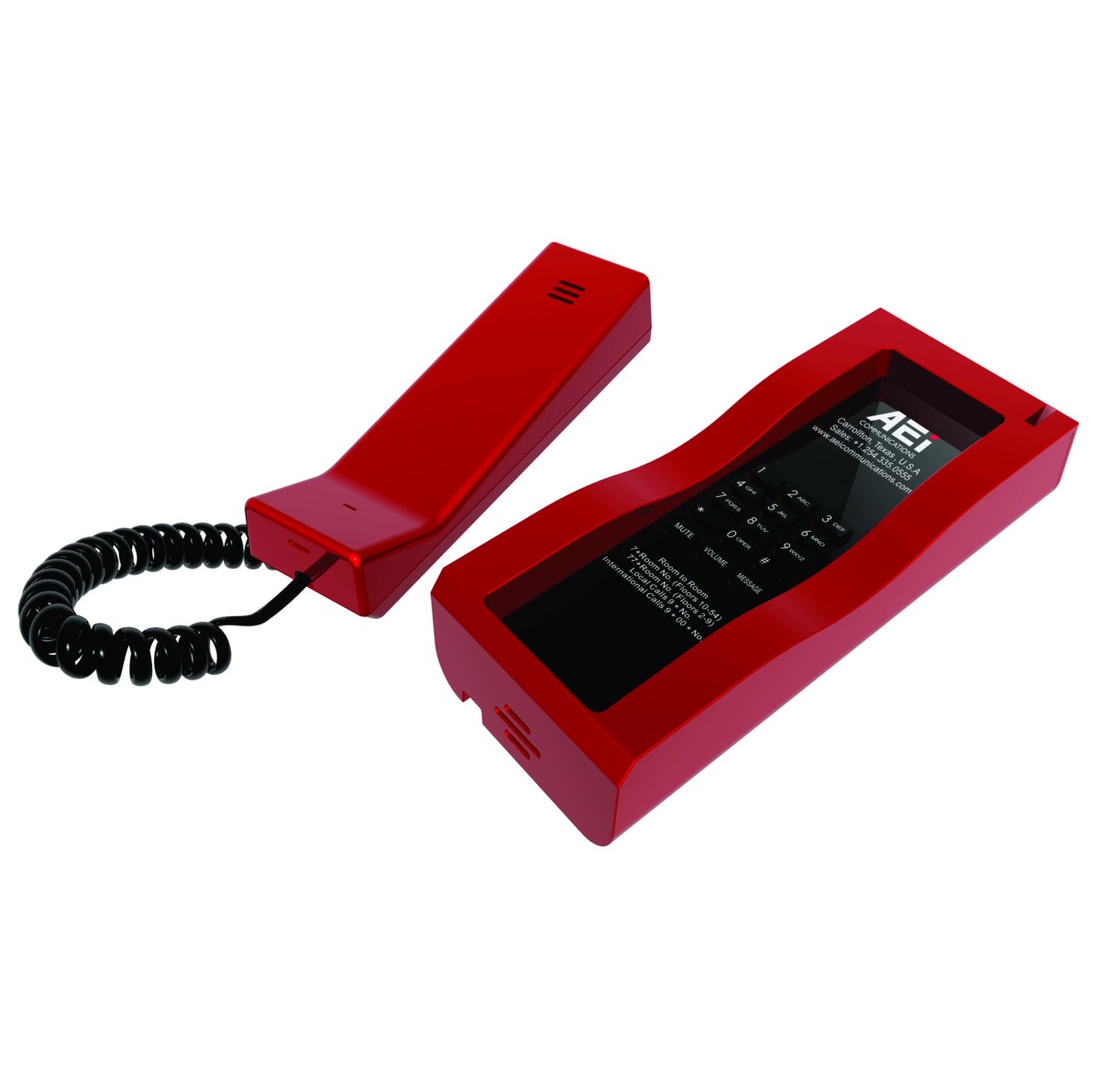 AEI AFT-4100/SFT-1100 (Emergency) Compact Single - Line Analog/IP Corded Telephone