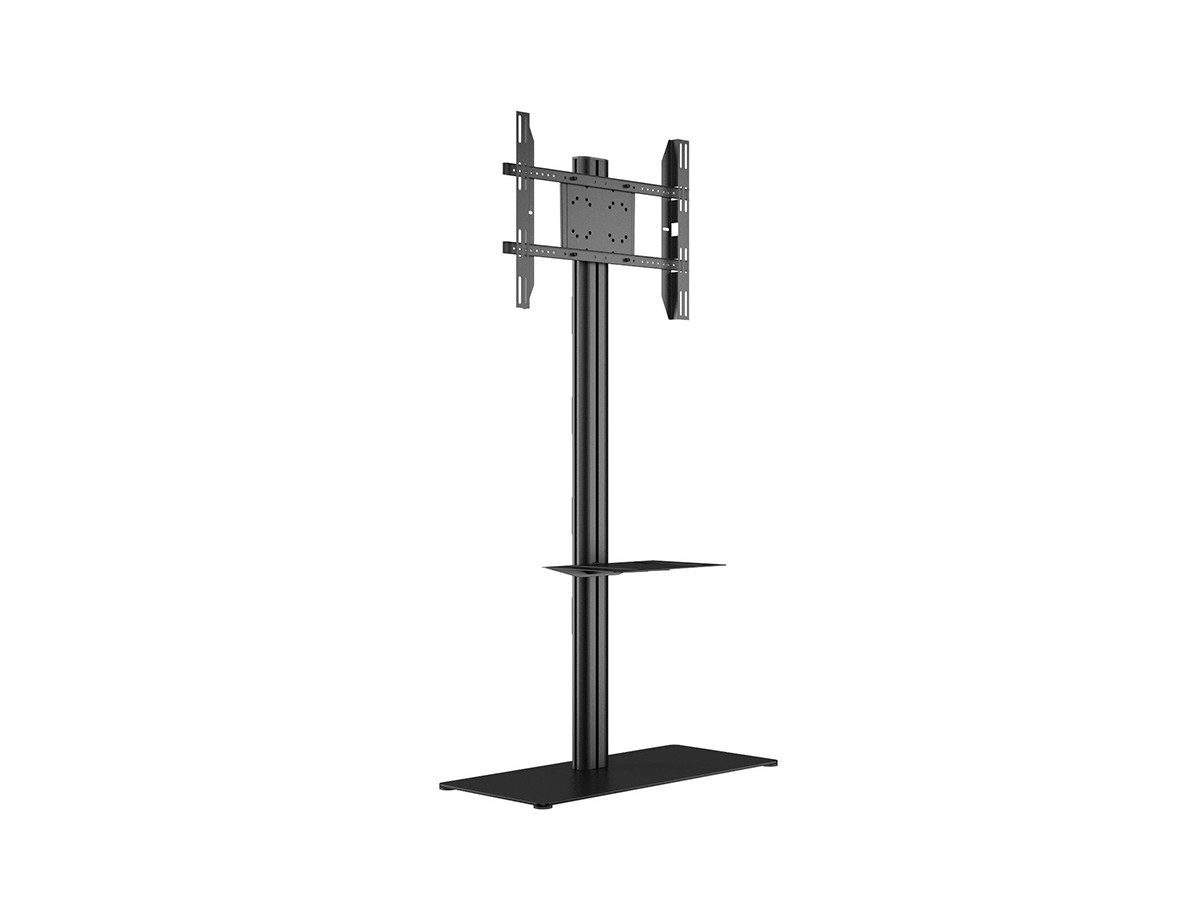 Multibrackets 7350105216862 M Display Stand 180 Single Black w Floorbase/Shelf