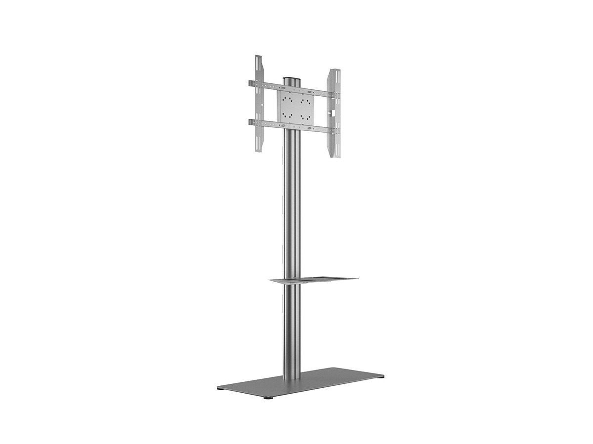 Multibrackets 7350105216879 M Display Stand 180 Single Silver w Floorbase/Shelf