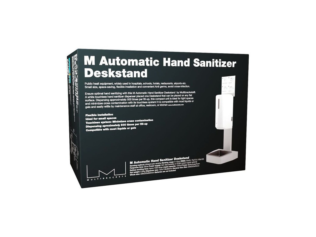 Multibrackets 7350073739639 M Automatic Hand Sanitizer Deskstand