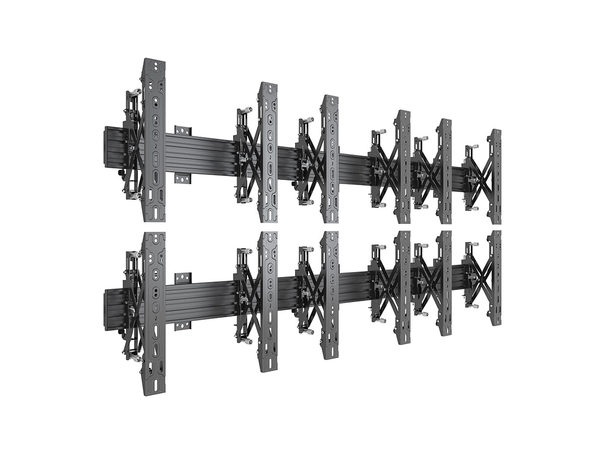 Multibrackets 7350073735044 M Wallmount Pro MBW3x2UP Push In Pop Out Black