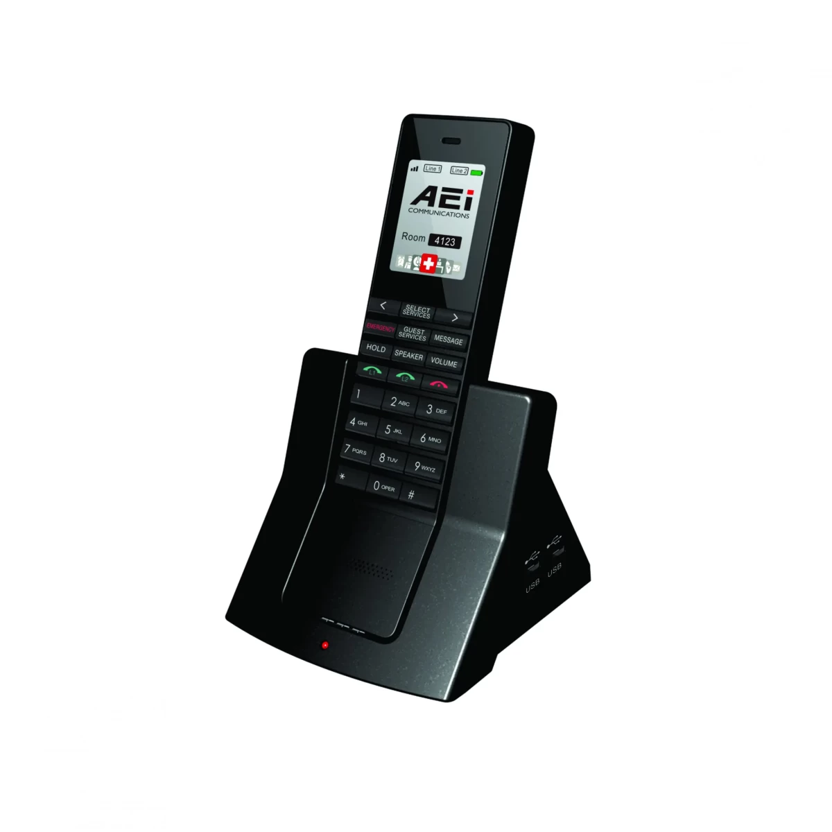 AEI VX-8X08-SMBU(A)/SPBU Single or Dual-Line Analog Base and DECT Cordless Extension