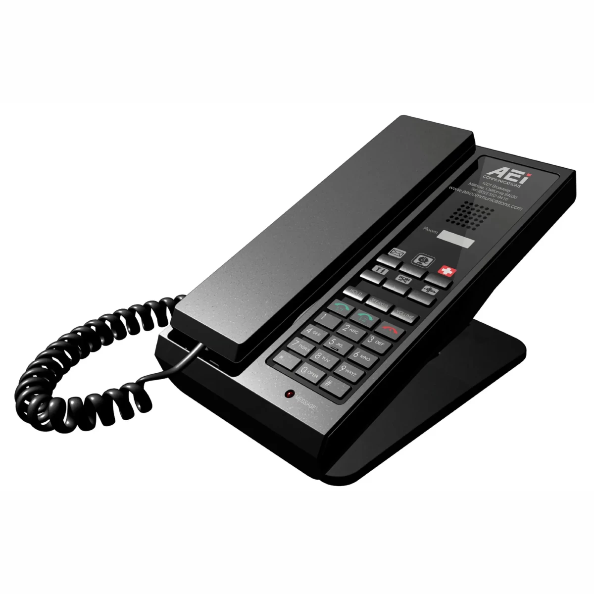 AEI AGR-9206-SM Slim Dual-Line Analog DECT Corded Speakerphone (master)