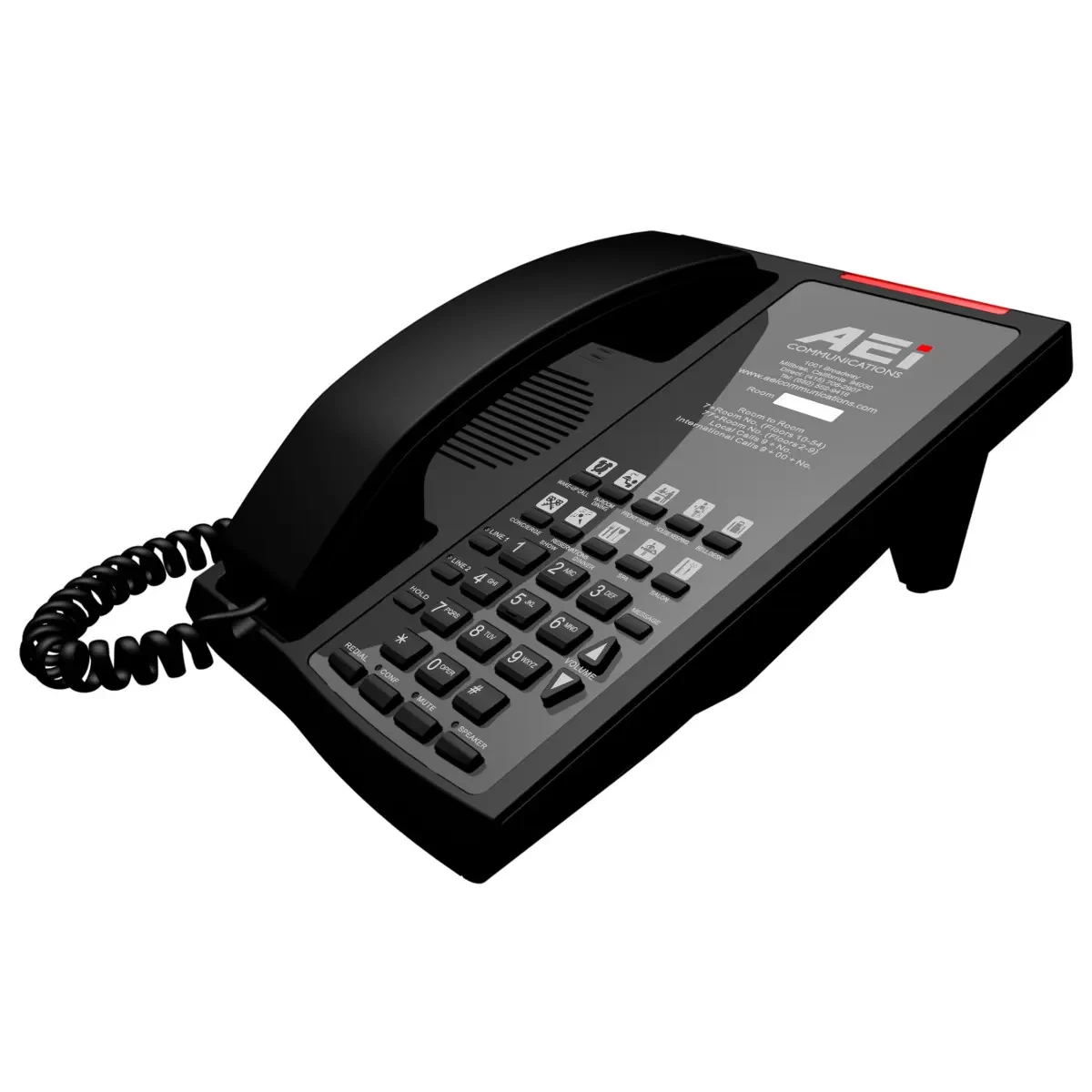 AEI AMT-9210-SM/AMT-9110-SM Dual or Single-Line Analog DECT Corded Speakerphone (master)