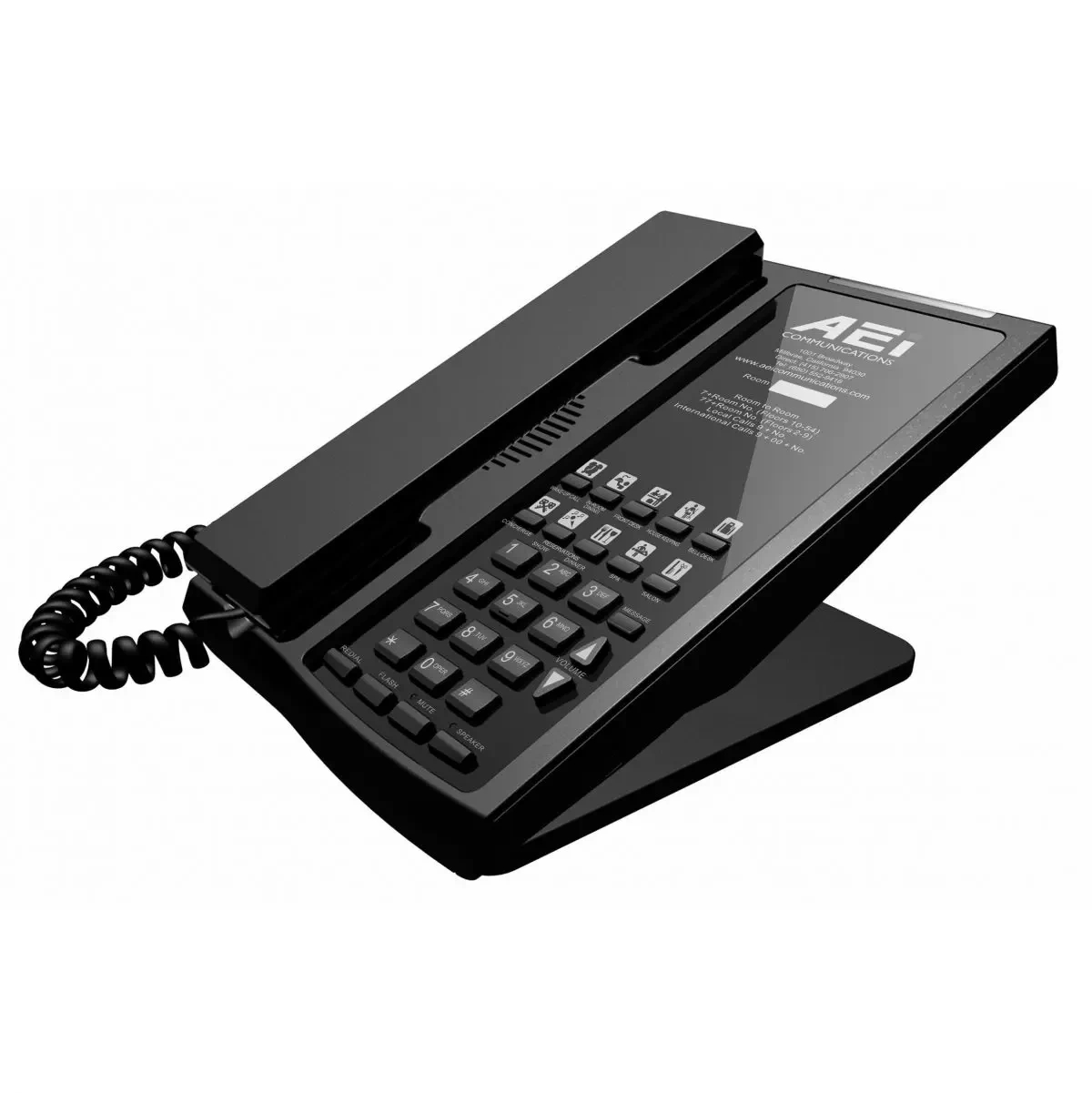 AEI ASP-6110-S/ASP-6110-SF Single-Line Analog Corded Speakerphone