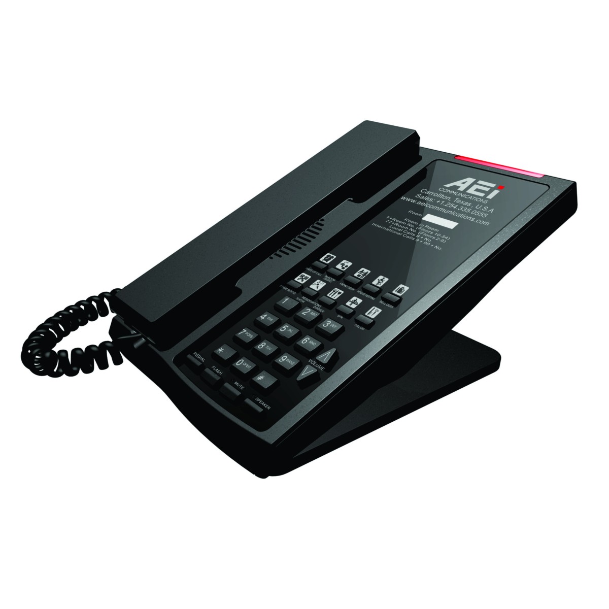 AEI ASP-9110-SM Single-Line Analog DECT Corded Speakerphone (master)