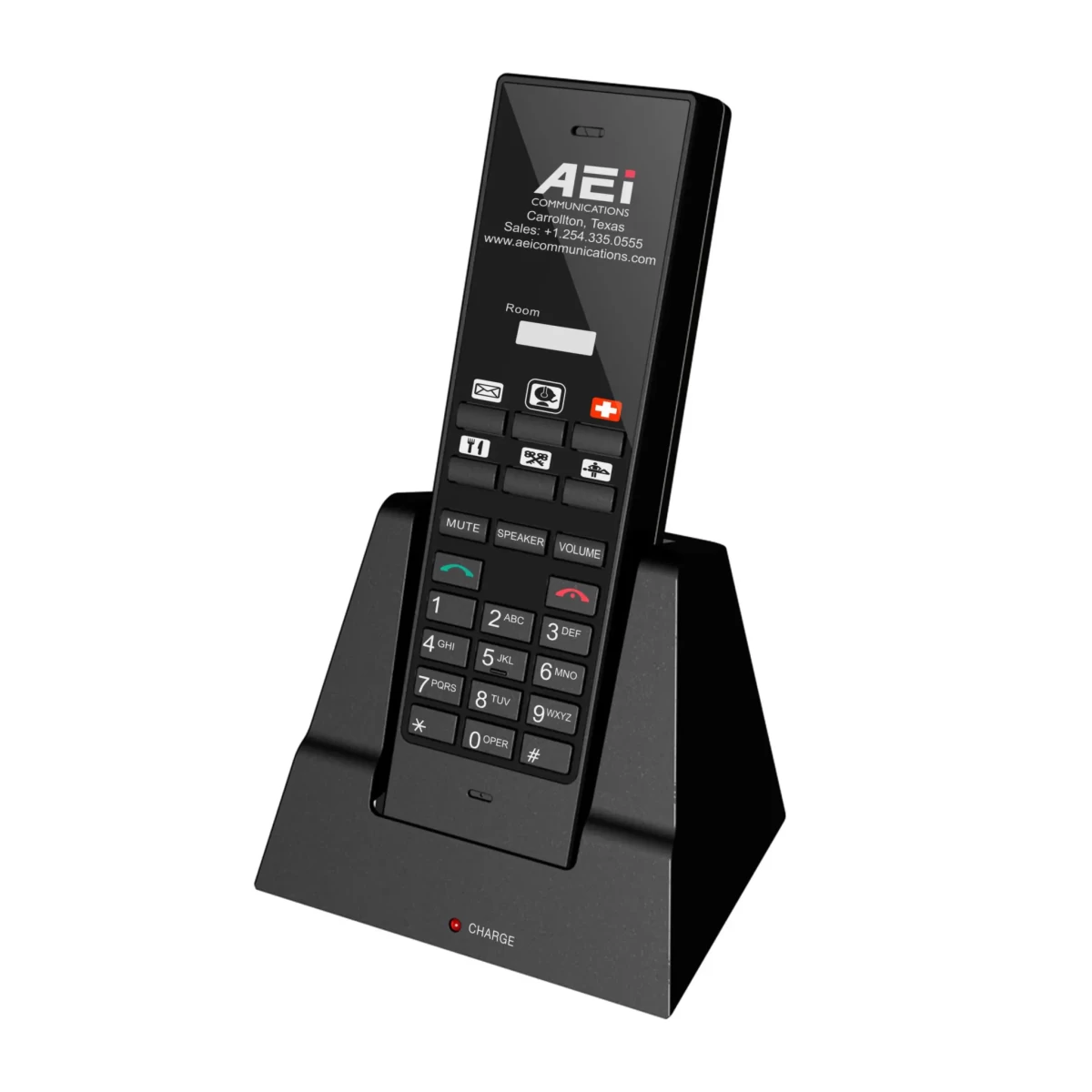 AEI GR-8106-SPBU Single-Line Non Display Cordless handset with Stand-up Base Charger (extension)