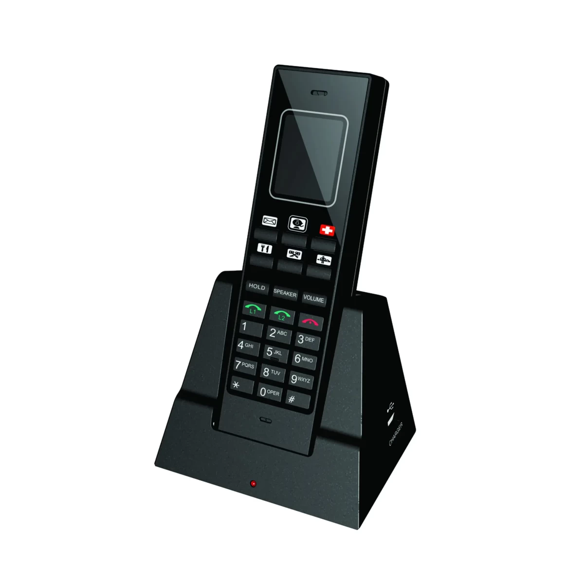 AEI GR-8206-SPBU Dual-Line Cordless Handset with Stand-up Base Charger (extension)