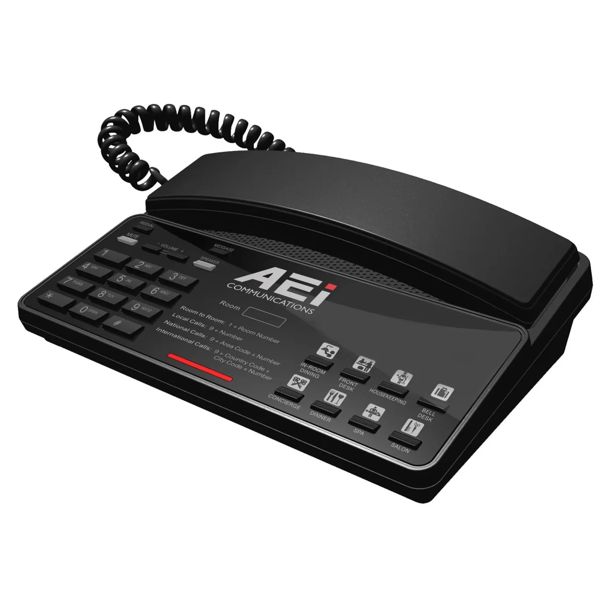 AEI VH-6108-S(A) Single-Line Analog Speakerphone