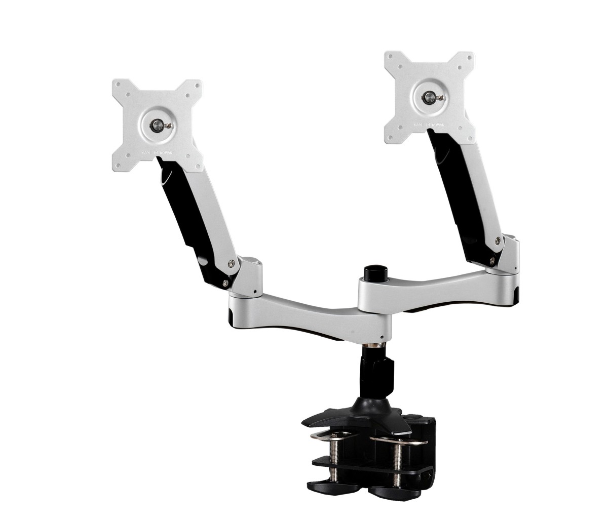 Aavara AC742 Free Style Dual Monitor Stand - Clamp base with 5 Pivot