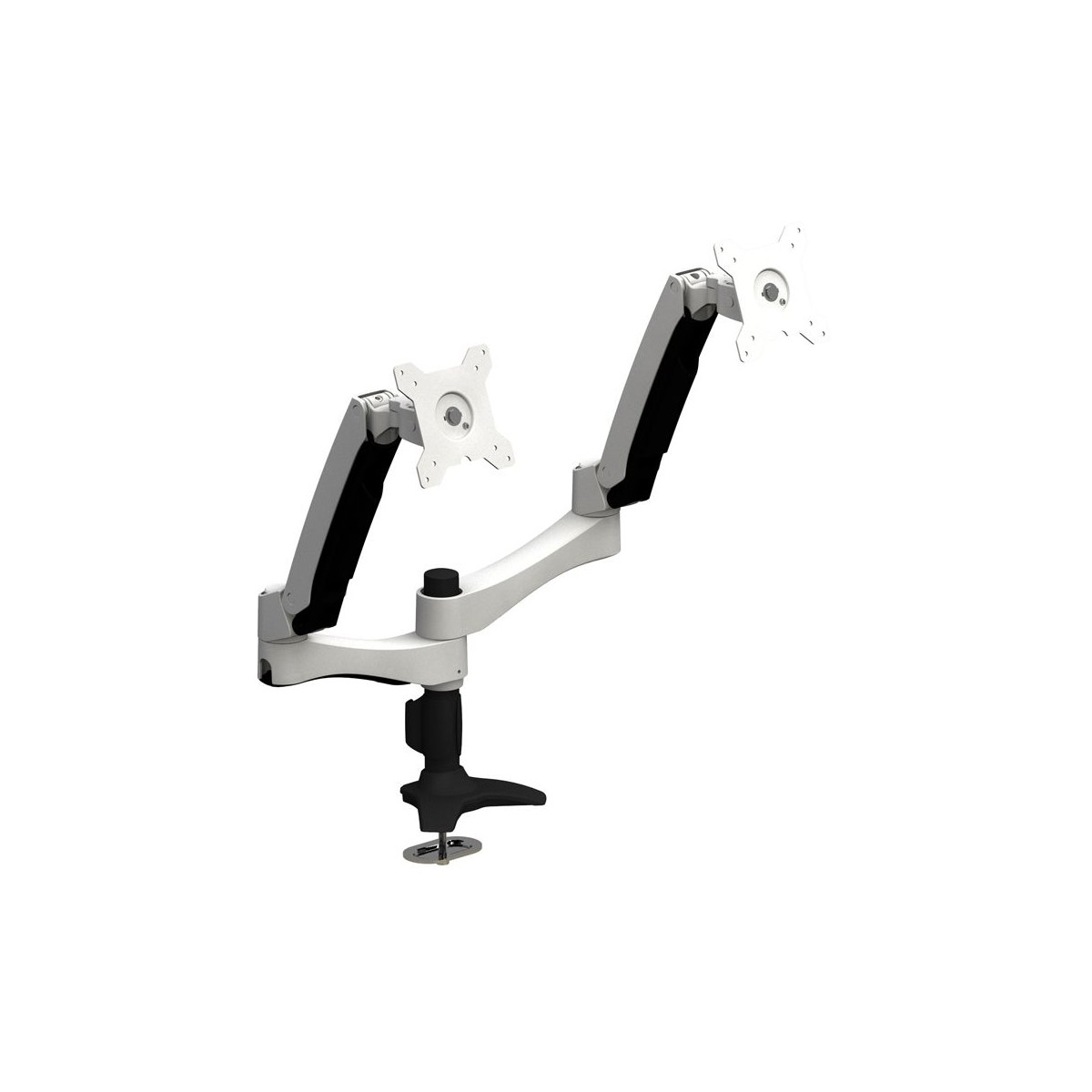 Aavara AI742 Free Style Dual Monitor Stand - Grommnet base with 5 Pivot