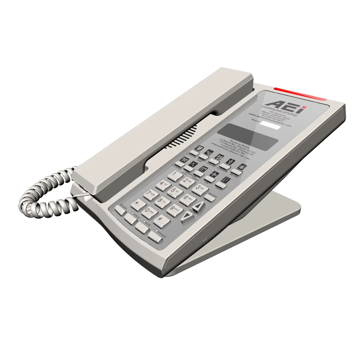 AEI SSP-9110-SM Single-Line IP Corded Speakerphone (master)