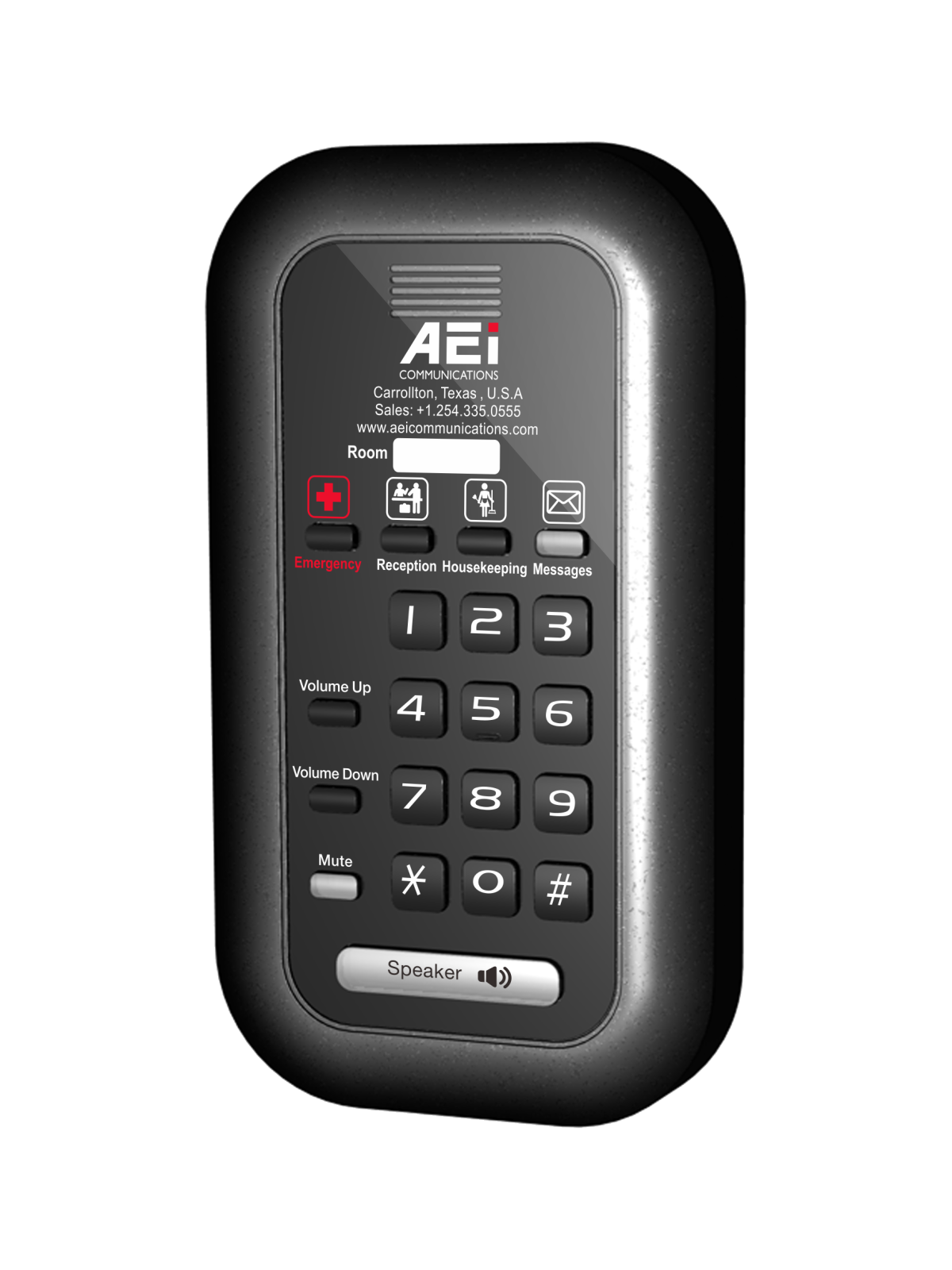 AEI VS-9104-S(S)/VS-9104-S(S)-EW Wall Mount Single-Line IP Speaker Phone