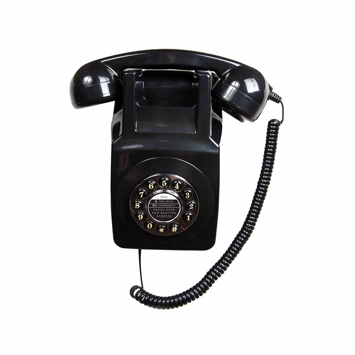 AEI RW-5102(A) Retro Wall Mounted Single-Line Analog Corded Telephone