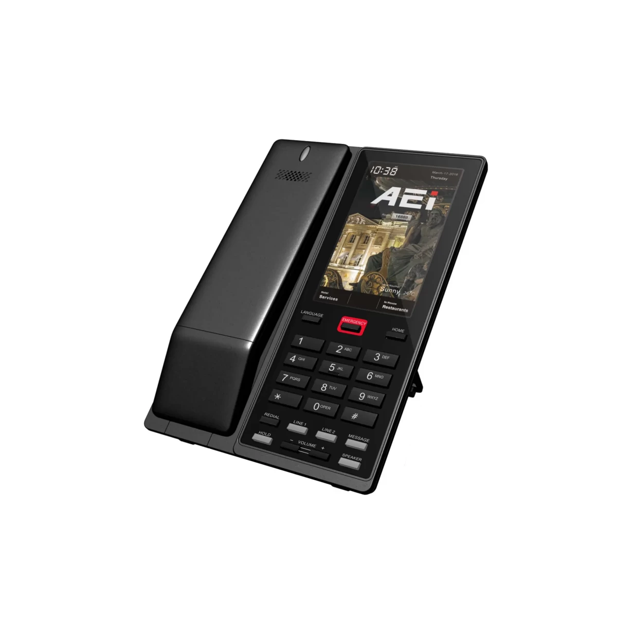 AEI VM-8X00-SMKLT(S) IP Cordless Series with 4.3″ Touch Screen