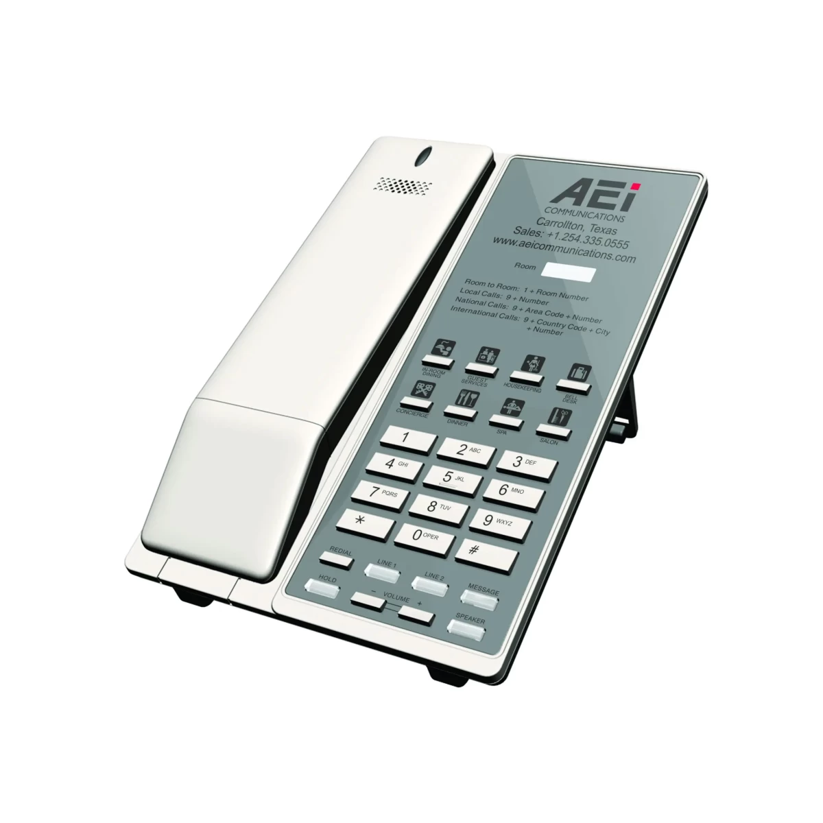 AEI VM-8X08-SMK-NL(S) IP Cordless Series without LCD Screen