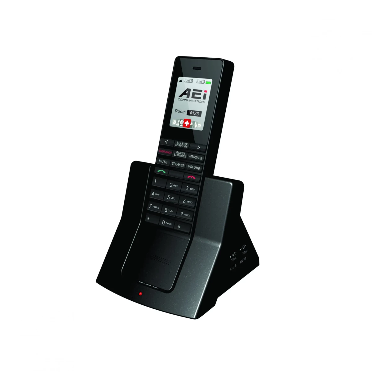 AEI VX-8X08-SMBU(S)/SPB/SMGBU Single or Dual-Line, SIP Base and DECT Cordless Extension