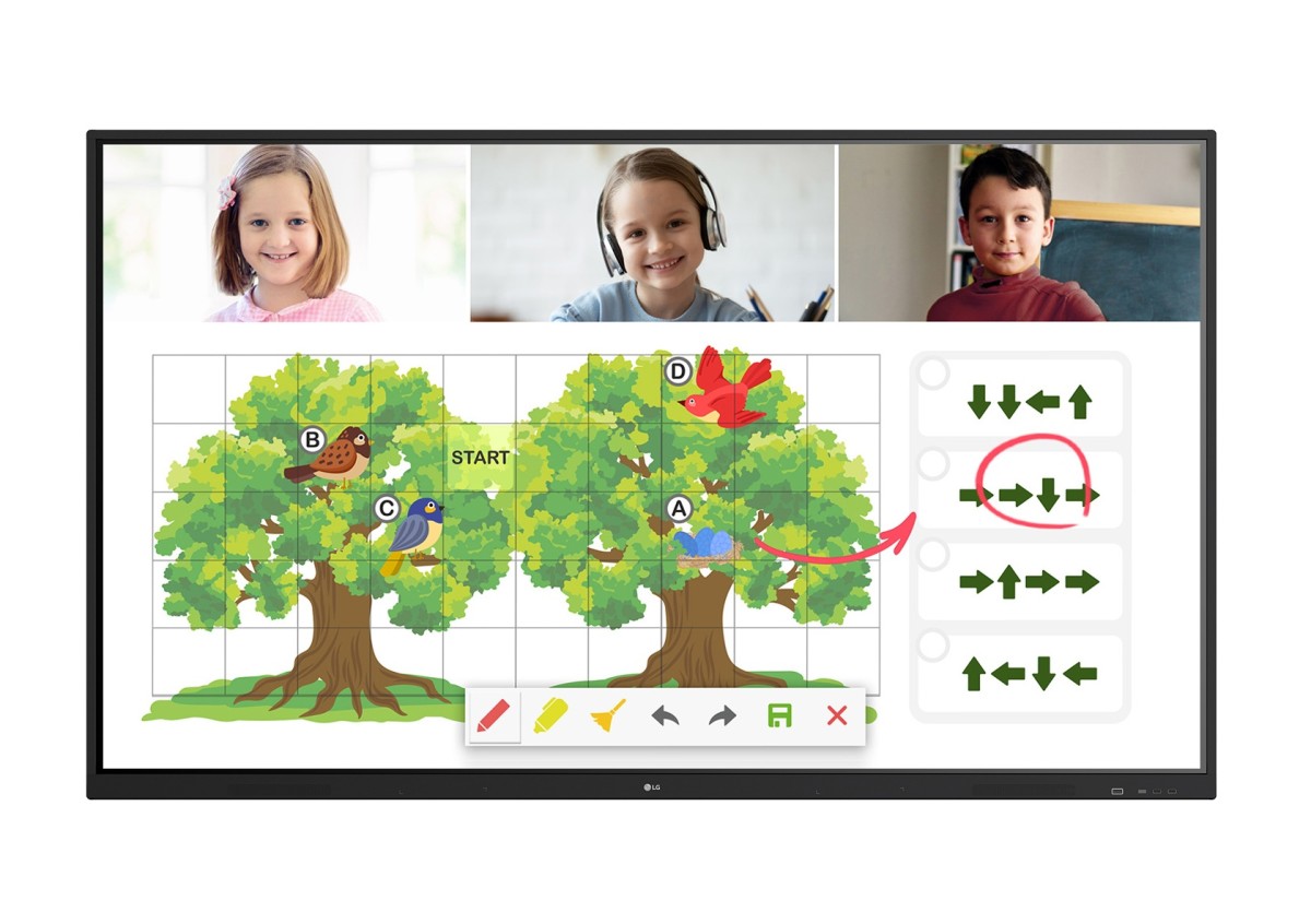 LG 65TR3DJ Interactive Digital Board Createboard