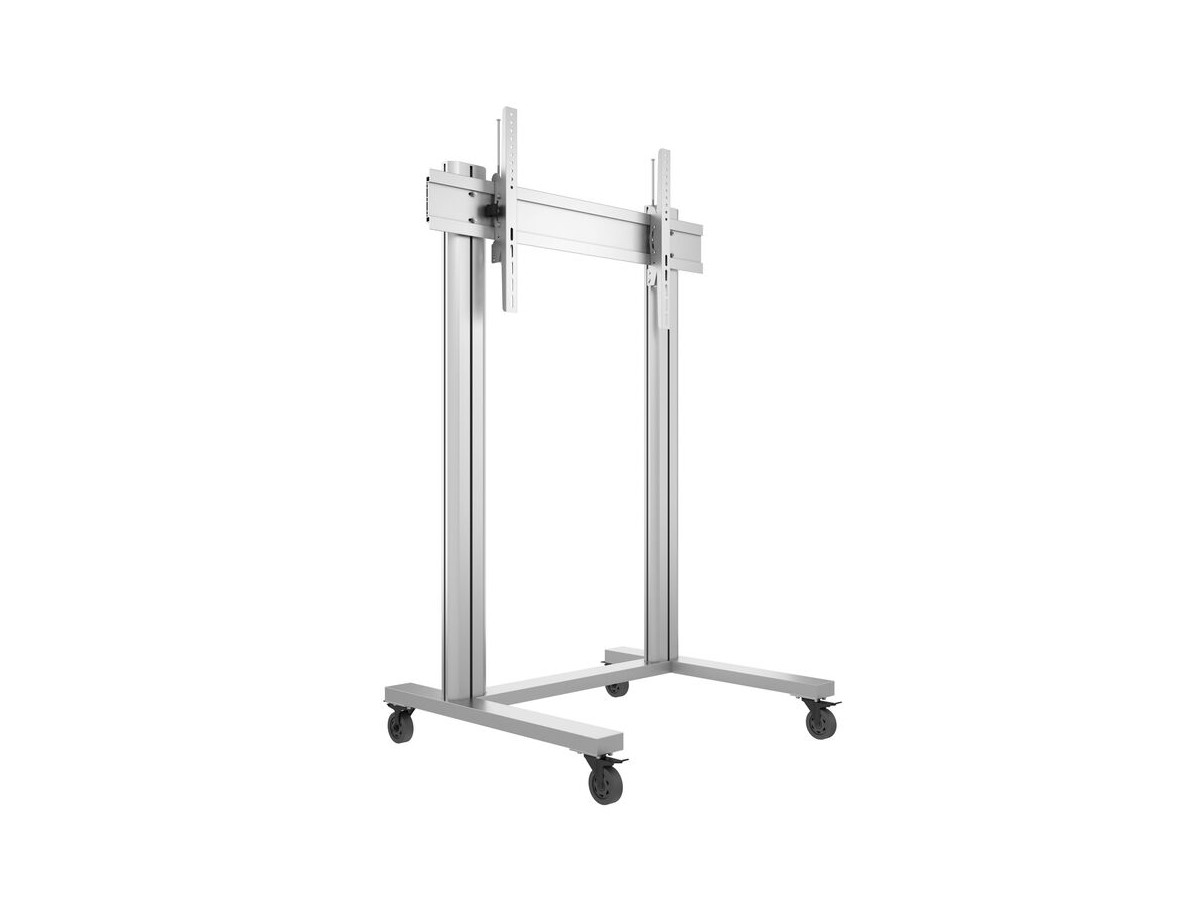 Multibrackets 7350073732722 M Public Display Stand 180 Dual Pillar Wheelbase Silver