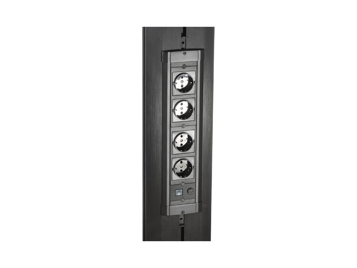 Multibrackets 7350073731800 M Public Video Wall Stand Portrait 3-Screens 40-55'' Black