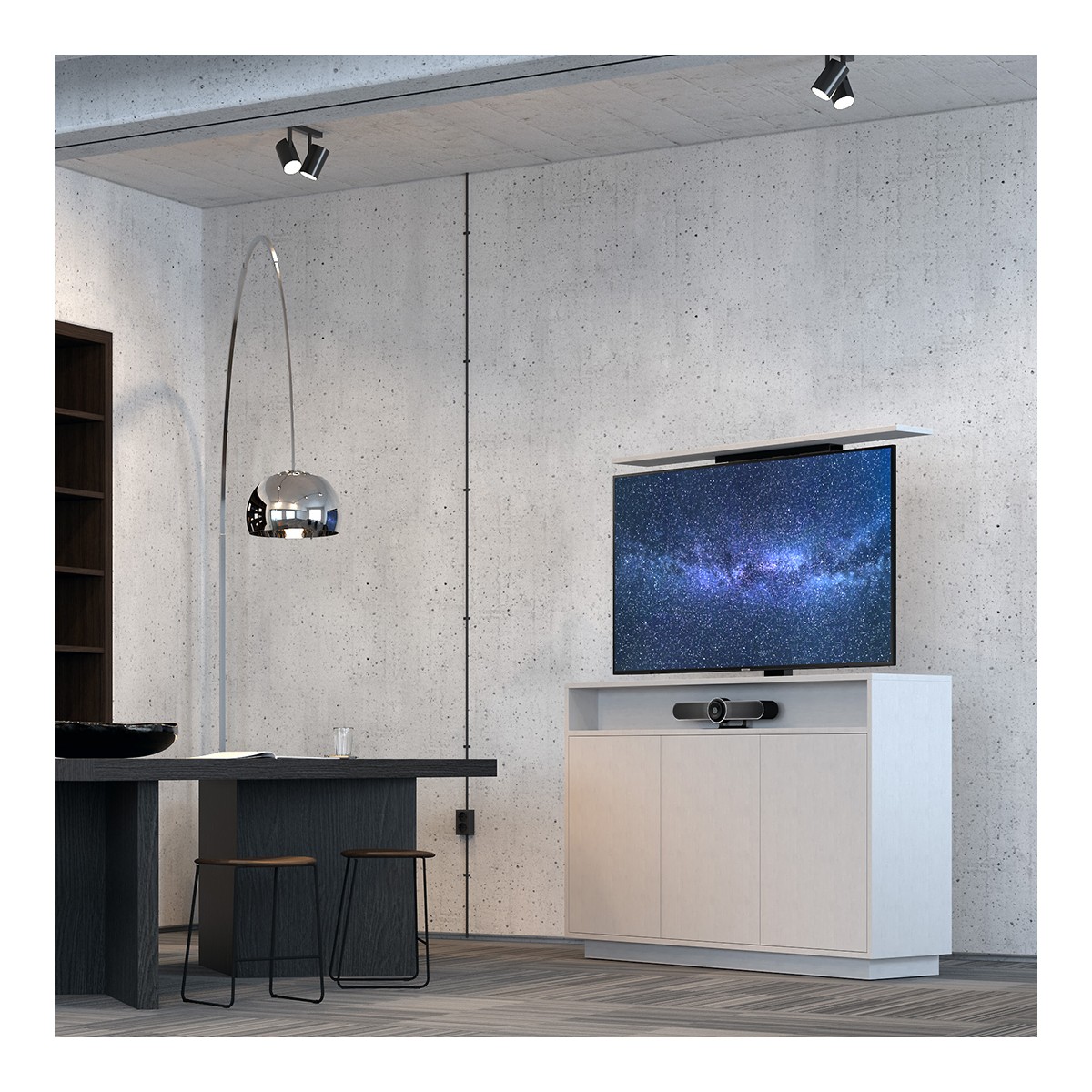 Multibrackets 7350105214684 M AV Cabinet TV-Lift 55” White
