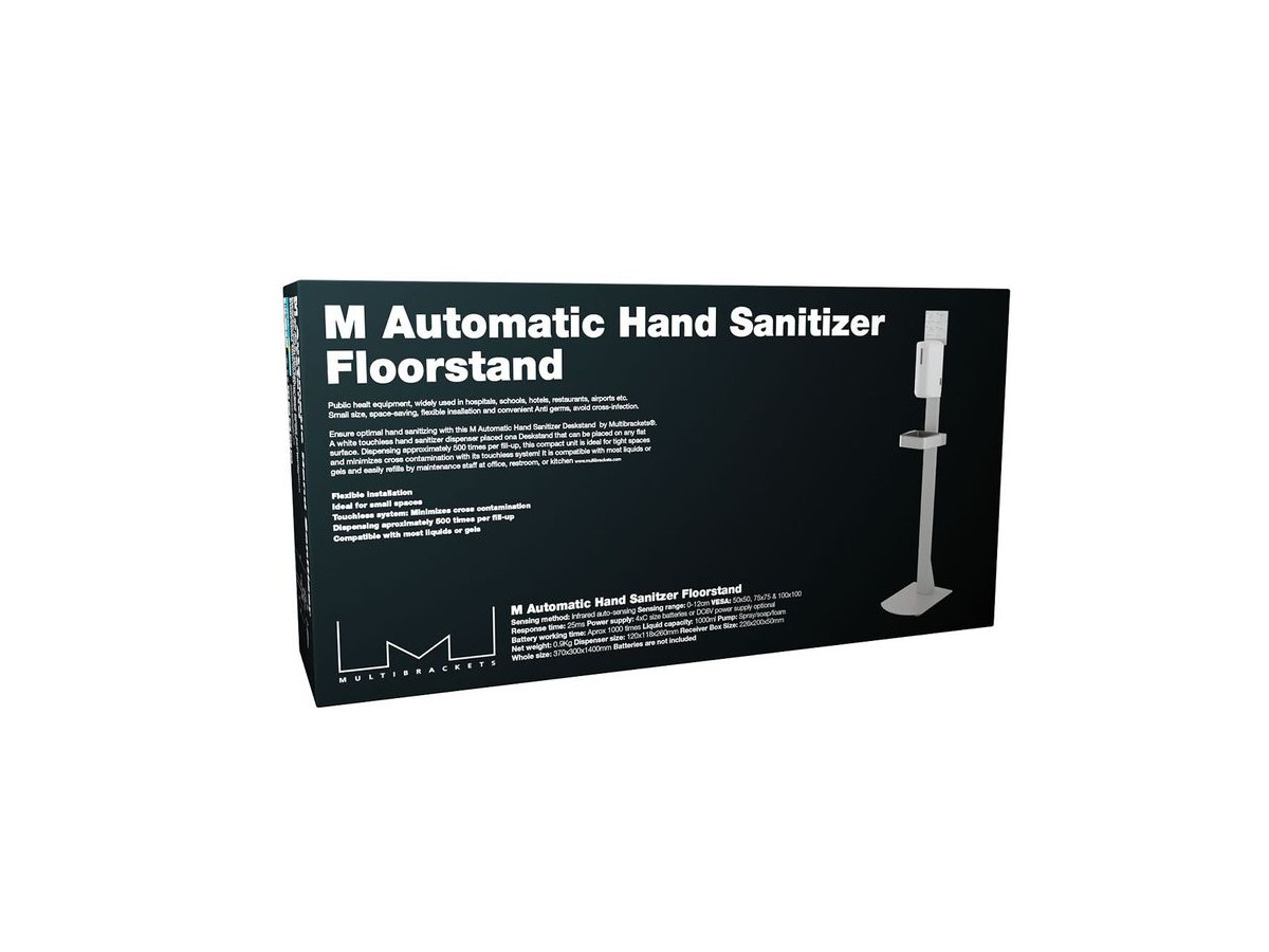 Multibrackets 7350073739646 M Automatic Hand Sanitizer Floorstand