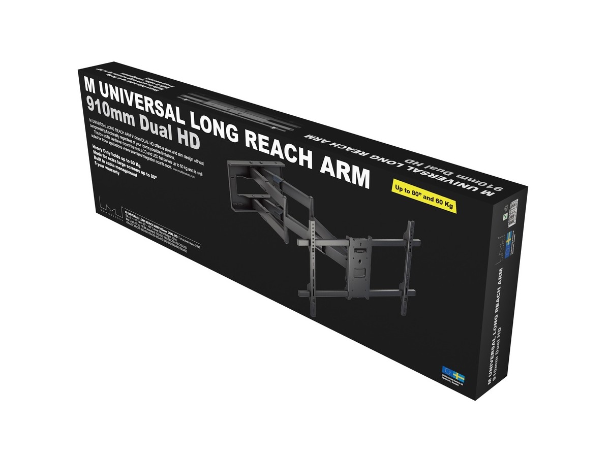 Multibrackets 7350073736546 M Universal Long Reach Arm 910mm HD, Dual