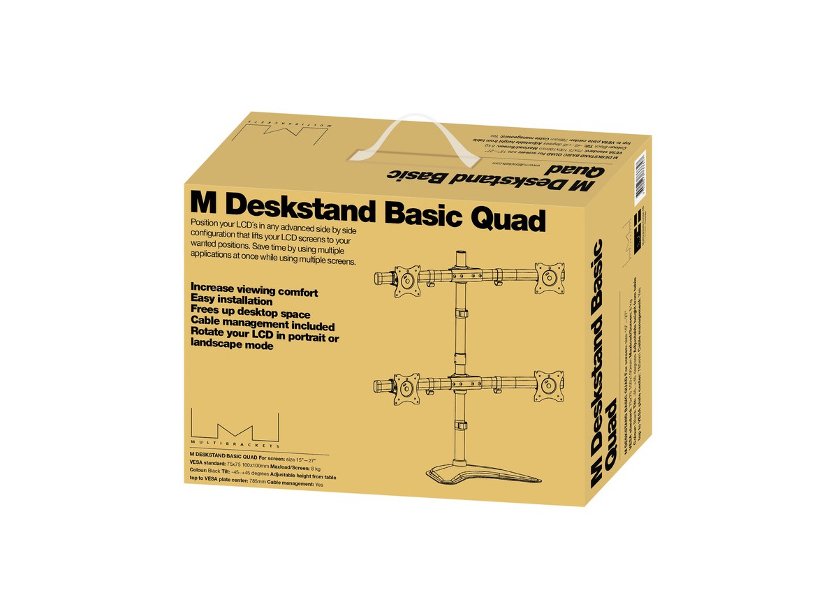 Multibrackets 7350073733347 M Deskstand Basic Quad