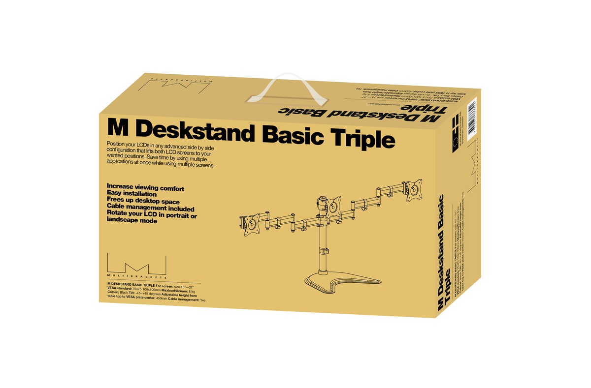 Multibrackets 7350073733392 M Deskstand Basic Triple