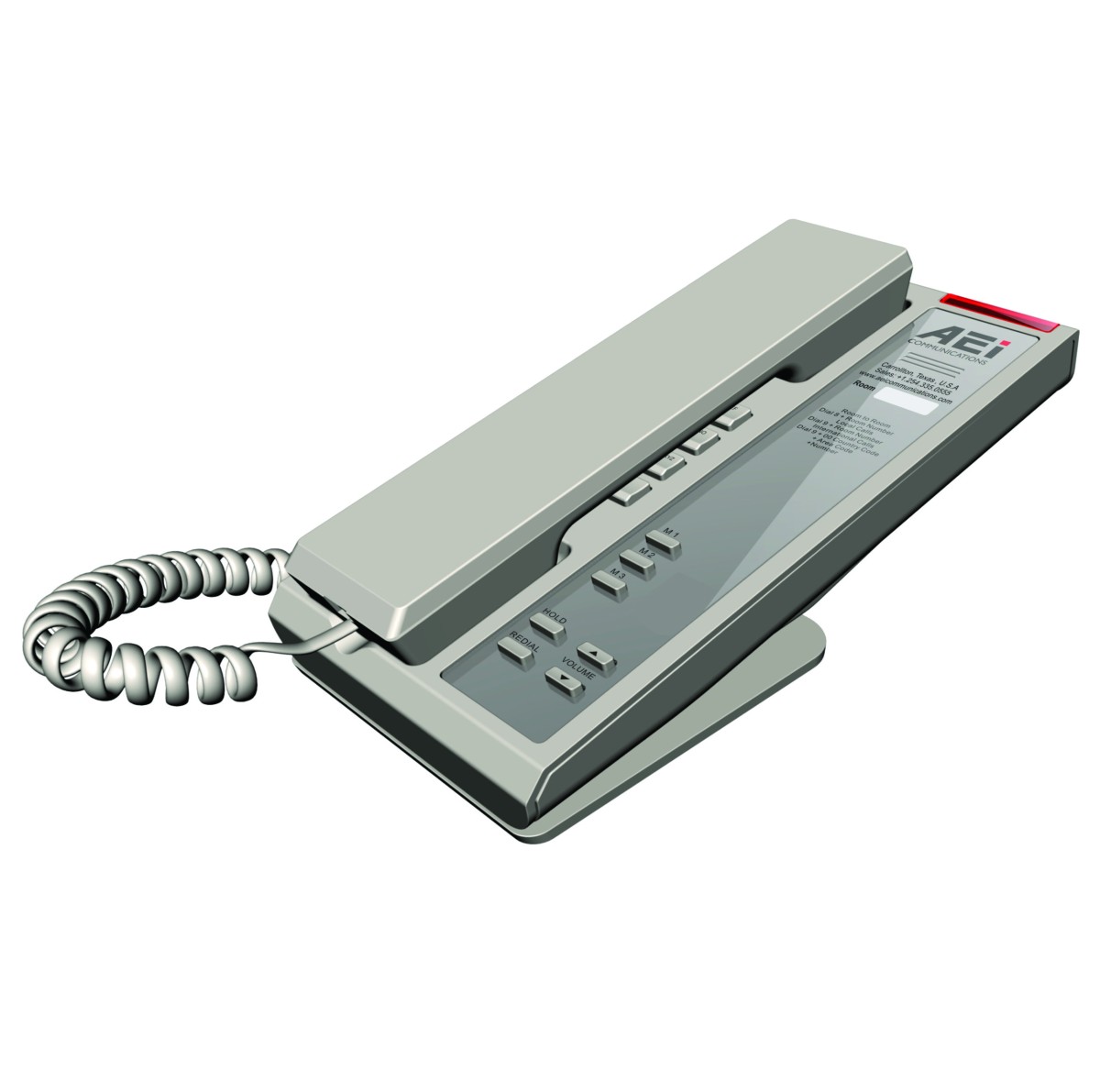 AEI SLN-1103 Slim Single-Line IP Corded Telephone