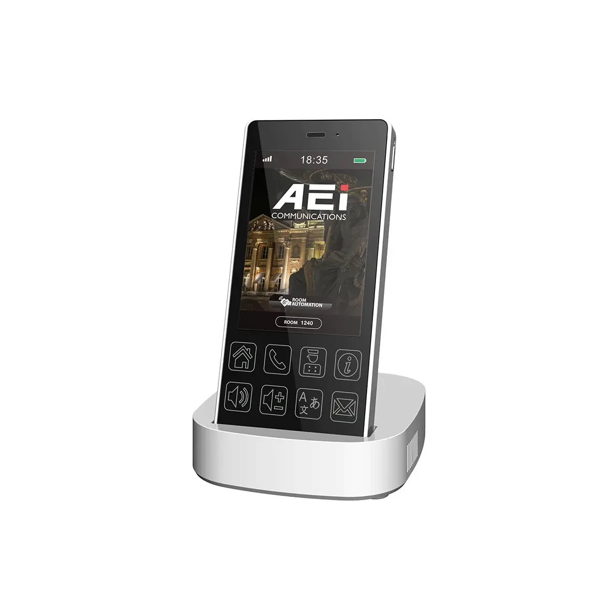 AEI VR-8x00-SMB(S)/VR-8x00-SPBU 3.5 inch Touch Screen DECT handset phone