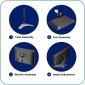 Aavara TS021 Single LED/LCD Monitor Stand 24