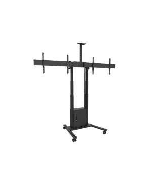 Multibrackets 7350073738557 M Motorized Floorstand Dual Screen incl cabinet & cam-shelf 120kg