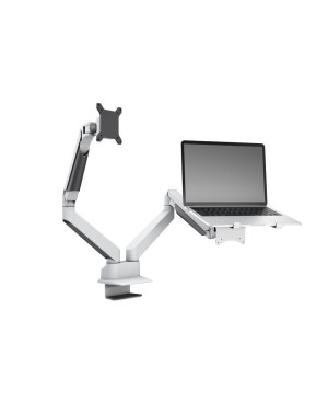 Multibrackets 7350105211898 M VESA Gas Lift Arm Dual Arm w. Laptop Holder White