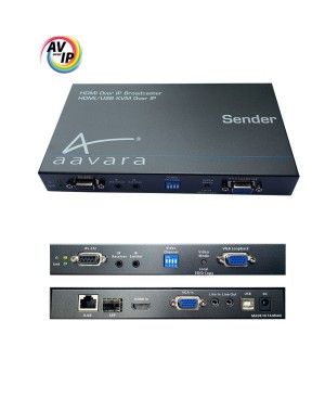 Aavara PB5000HD-S+E HDMI over IP with RS-232 Control Pass-Thru