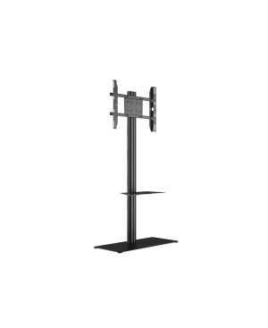 Multibrackets 7350105216862 M Display Stand 180 Single Black w Floorbase/Shelf