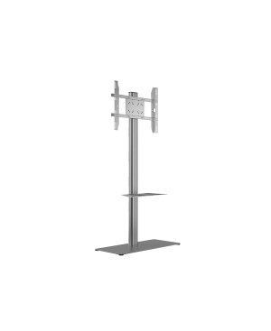 Multibrackets 7350105216879 M Display Stand 180 Single Silver w Floorbase/Shelf