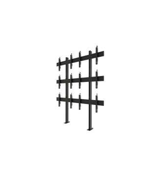 Edbak VWSA2357-L Video Wall Bolt Down Stand, modular 2×3, for 50″-57″ Screens, Landscape