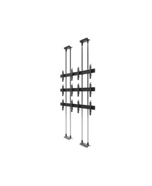 Edbak VWFCA2357-L Video Wall Bolt Down Floor-to-Ceiling Mount, modular 2×3, for 50″-57″ Screens, landscape