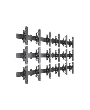 Multibrackets 7350073735013 M Wallmount Pro MBW3X3U Push In Pop Out Black