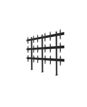 Edbak VWSA3357-L Video Wall Bolt Down Stand, modular 3×3, for 50″-57″ Screens, Landscape
