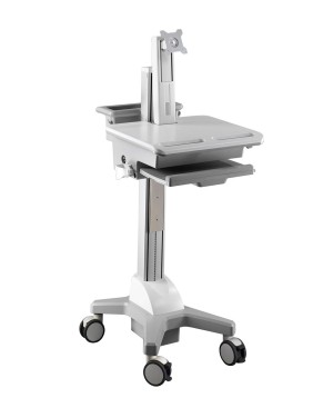 Aavara CNH01 Mobile Medical Cart - Single Monitor with height adjustment Type