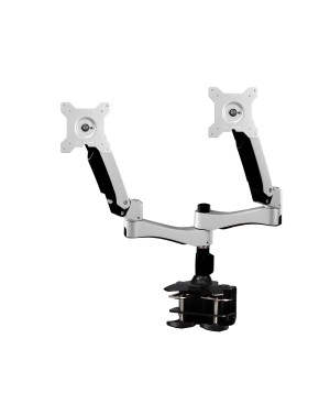 Aavara AC742 Free Style Dual Monitor Stand - Clamp base with 5 Pivot