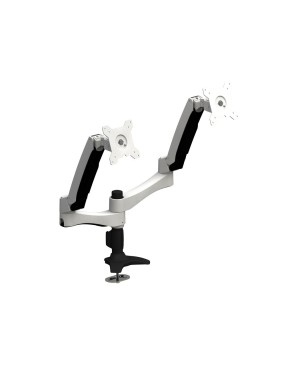 Aavara AI742 Free Style Dual Monitor Stand - Grommnet base with 5 Pivot