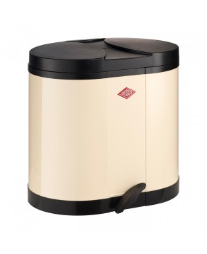 Wesco 170611-23 Eco-Double Bin 170 2x15L Almond
