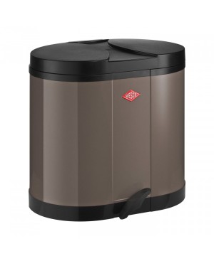 Wesco 170611-57 Eco-Double Bin 170 2x15L Warm Gray